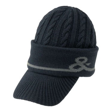 アンパスィ and per se　メンズ ニットキャップ AMF8515 30 ネイビー　2025年モデル ネイビー