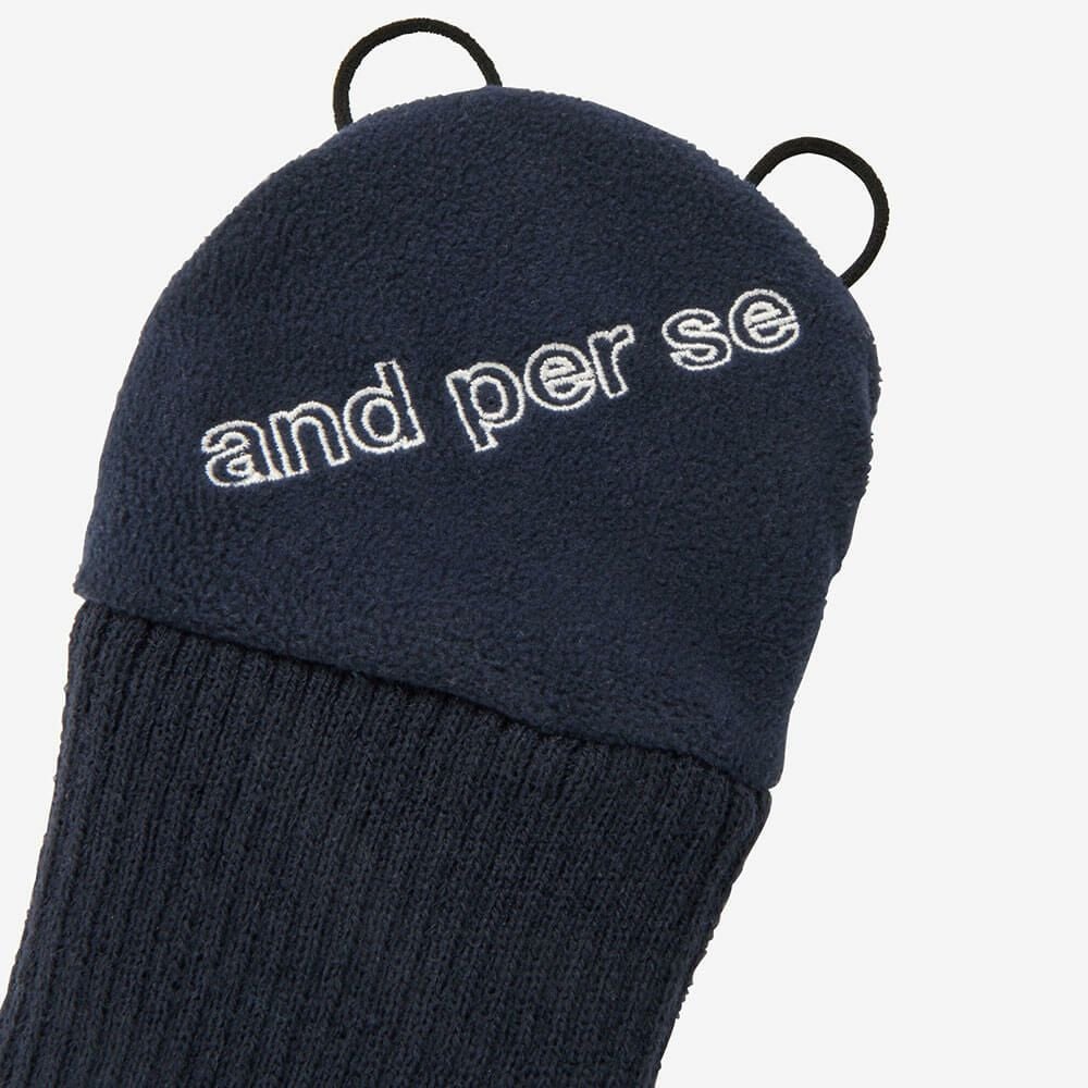 アンパスィ and per se　メンズ 右手用 手甲カバー AMF8805 30 ネイビー　2025年モデル ネイビー 詳細4