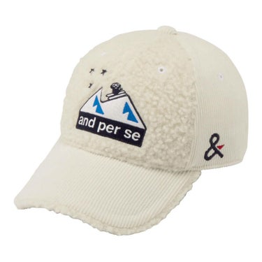 アンパスィ and per se　レディース キャップ AFF8415 10 ホワイト　2025年モデル ホワイト