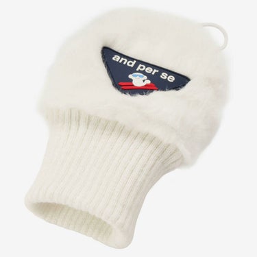 アンパスィ and per se　レディース 手甲カバー 右手用 ハンドウォーマー AFF8815 10 ホワイト　2025年モデル ホワイト 詳細3