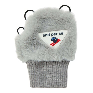 アンパスィ and per se　レディース 手甲カバー 右手用 ハンドウォーマー AFF8815 23 グレー　2025年モデル グレー