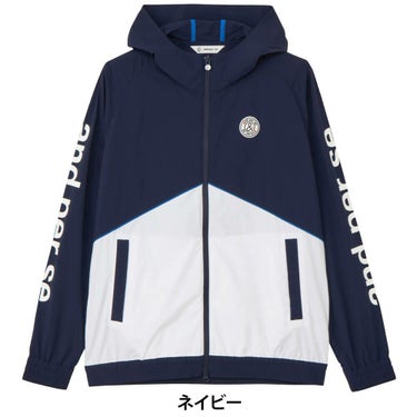 アンパスィ and per se　メンズ フード付き 長袖 フルジップ ブルゾン AMF1105G2　2025年モデル 詳細1 詳細4