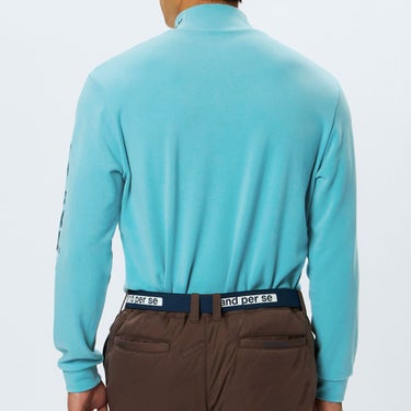 アンパスィ and per se　メンズ マシュマロスムース 長袖 ハイネック シャツ AMF9235V8　2025年モデル 詳細1 詳細6