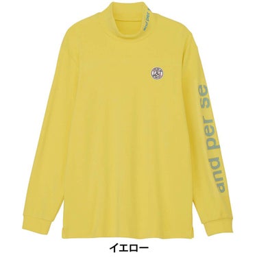 アンパスィ and per se　メンズ マシュマロスムース 長袖 ハイネック シャツ AMF9235V8　2025年モデル 詳細1 詳細11