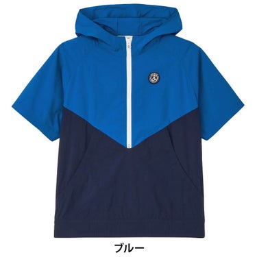 アンパスィ and per se　レディース フード付き 半袖 ハーフジップ プルオーバー AFF1005G2　2025年モデル 詳細1 詳細6