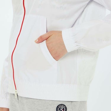 アンパスィ and per se　レディース ロゴプリント 長袖 フルジップ ブルゾン AFF1105G2　2025年モデル 詳細1 詳細7