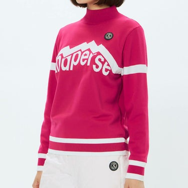 アンパスィ and per se　レディース ウインドシャッター袖 長袖 ハイネック セーター AFF2315A3　2025年モデル 詳細1 詳細7