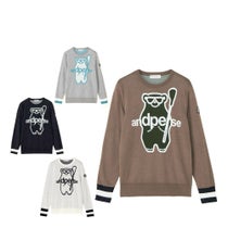 アンパスィ and per se　レディース 長袖 クルーネック セーター AFF2345A7　2025年モデル