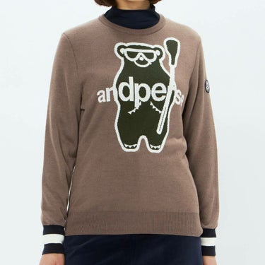 アンパスィ and per se　レディース 長袖 クルーネック セーター AFF2345A7　2025年モデル 詳細1 詳細6