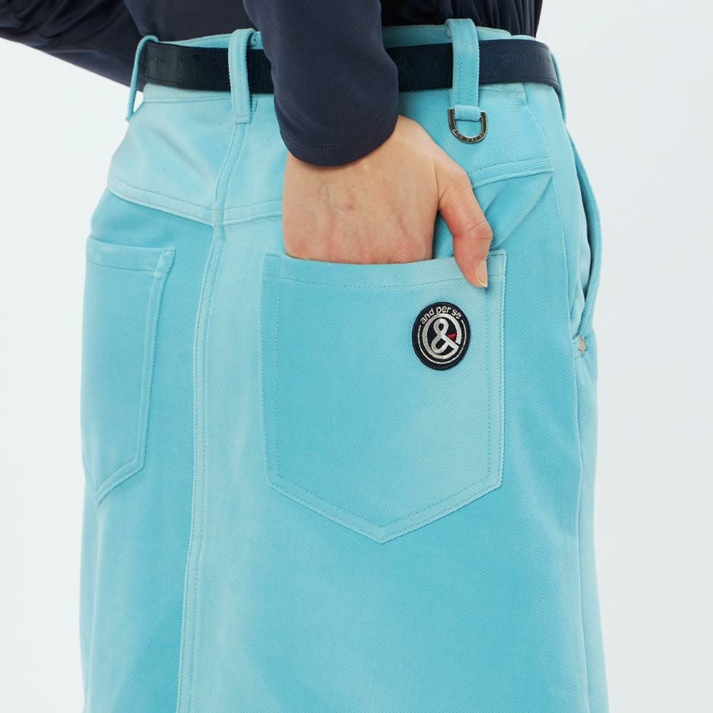 アンパスィ and per se　レディース ストレッチ コーデュロイ スカート AFF4025E5　2025年モデル 詳細1 詳細13