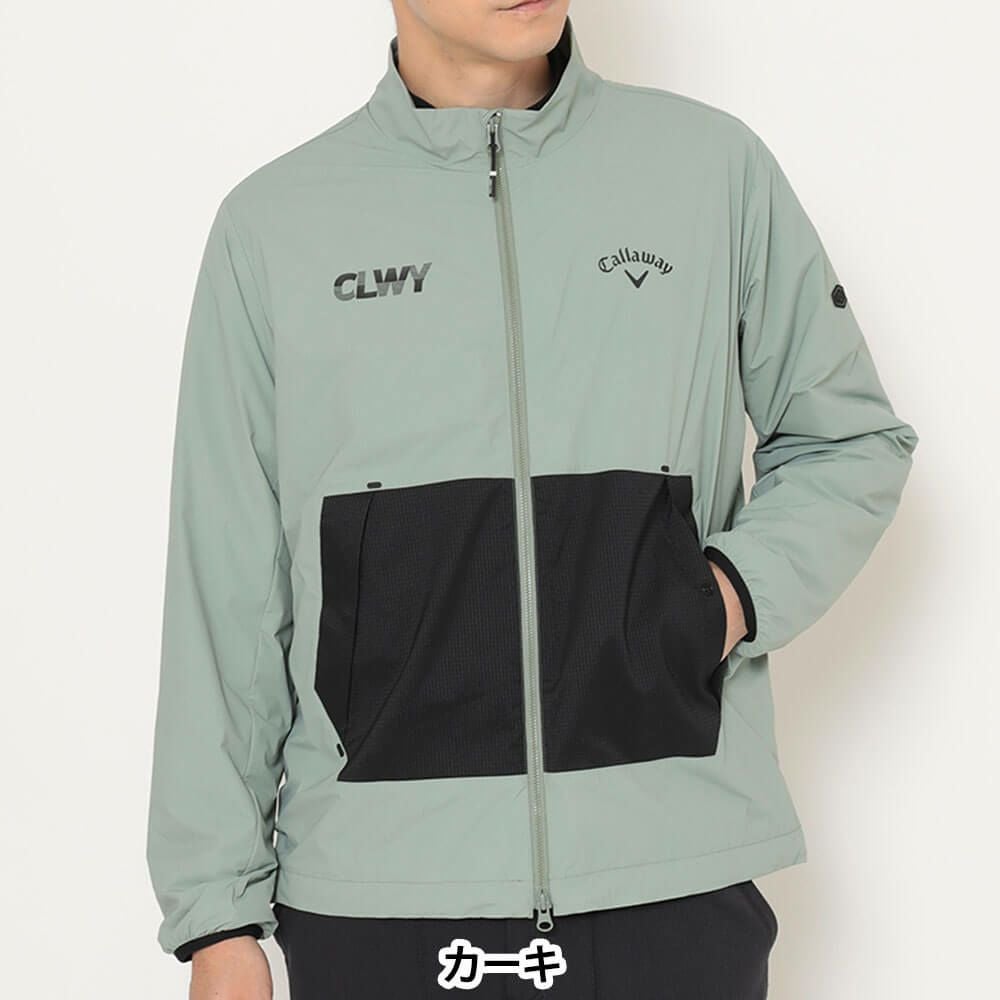 キャロウェイ Callaway　メンズ 長袖 フルジップ ブルゾン C25215103　2025年モデル カーキ