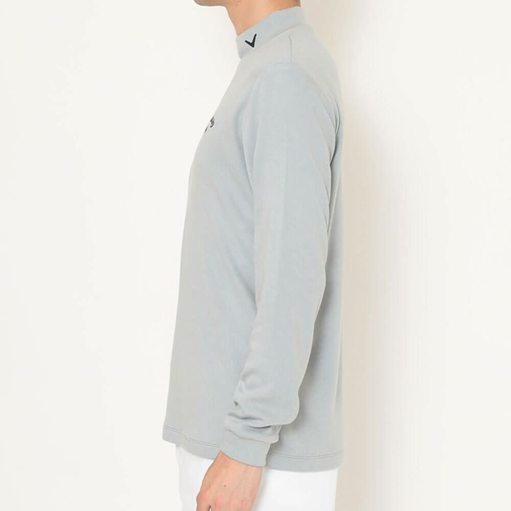 キャロウェイ Callaway　メンズ 裏起毛 スムース 長袖 モックネック シャツ C25233111　2025年モデル 詳細5