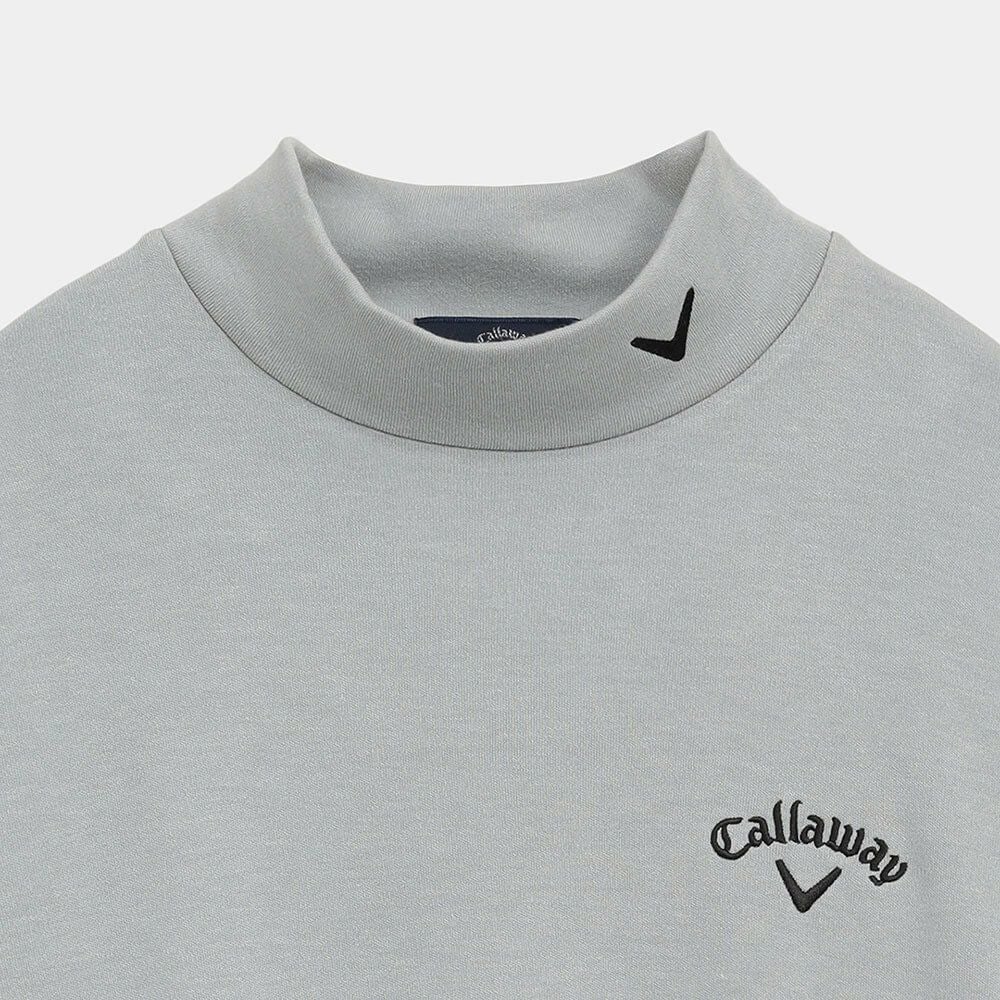 キャロウェイ Callaway メンズ 裏起毛 スムース 長袖 モックネック