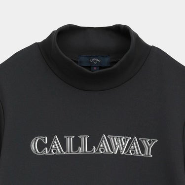 キャロウェイ Callaway　レディース 裏起毛 ダブルニット 長袖 モックネック シャツ C25233205　2025年モデル 詳細4