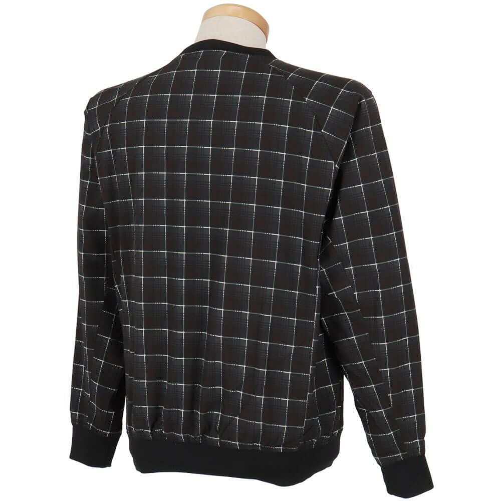 ヨネックス YONEX　メンズ 長袖 クルーネック ブレーカー GWF9225 ブラック 詳細2