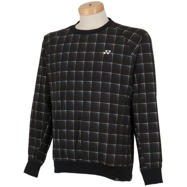 ヨネックス YONEX　メンズ 長袖 クルーネック ブレーカー GWF9225 ブラック 詳細3