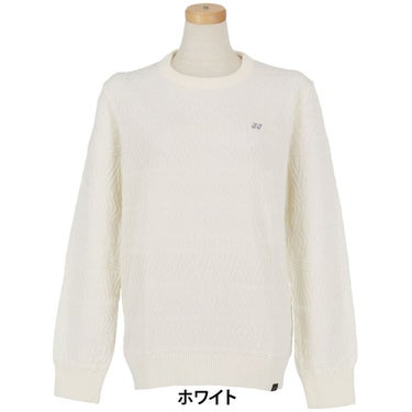 ヨネックス YONEX　レディース 長袖 クルーネック セーター GWF6034 詳細1 詳細2