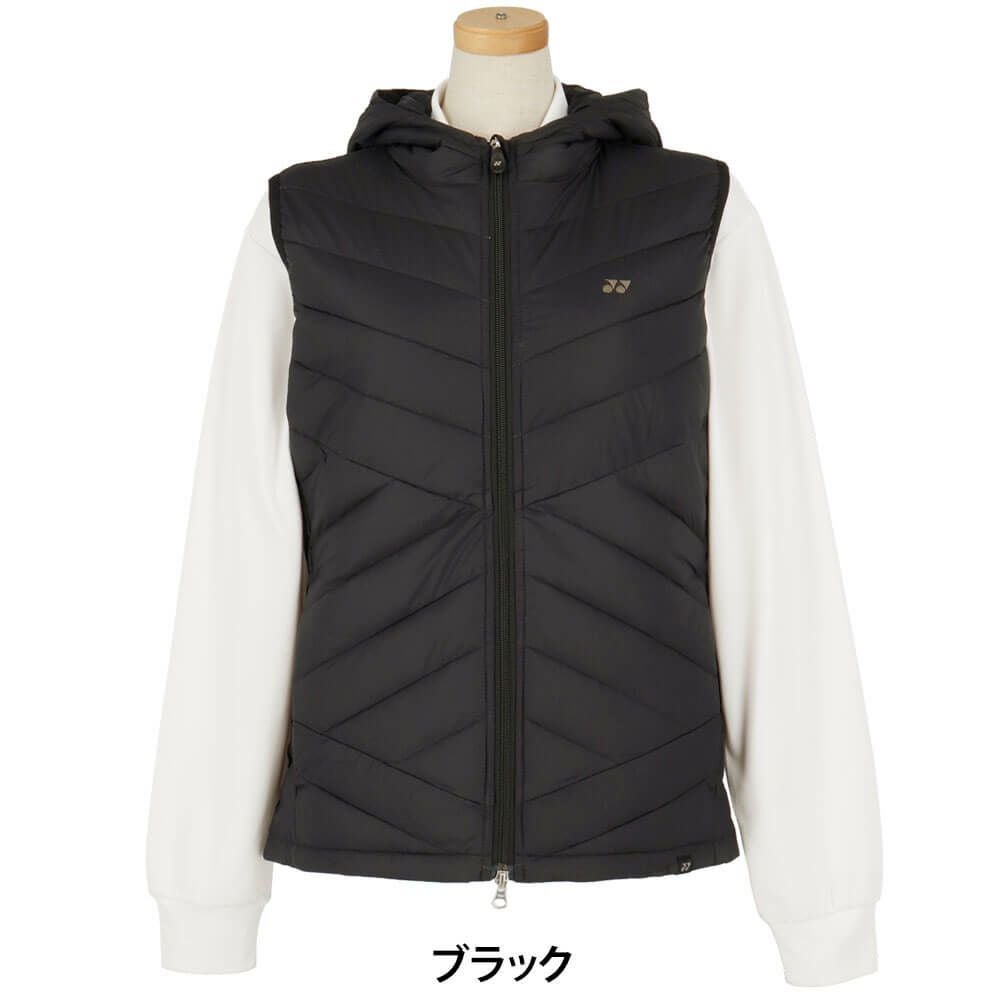 ヨネックス YONEX　レディース 中綿 フルジップ ベスト GWF9760 詳細1 詳細2