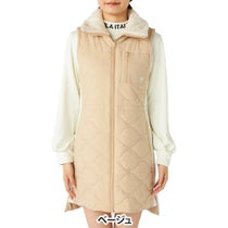 フィラ FILA　レディース 中綿 ノースリーブ フルジップ ワンピース 795-403　2025年モデル