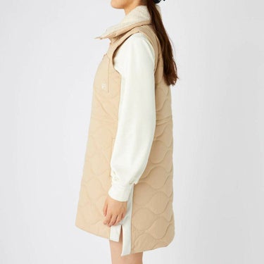 フィラ FILA　レディース 中綿 ノースリーブ フルジップ ワンピース 795-403　2025年モデル 詳細1 詳細4