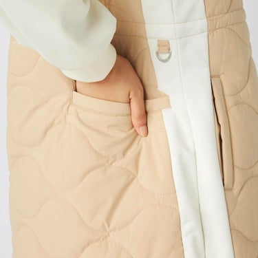 フィラ FILA　レディース 中綿 ノースリーブ フルジップ ワンピース 795-403　2025年モデル 詳細1 詳細7