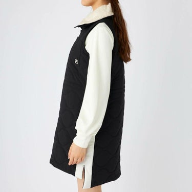 フィラ FILA　レディース 中綿 ノースリーブ フルジップ ワンピース 795-403　2025年モデル 詳細1 詳細10