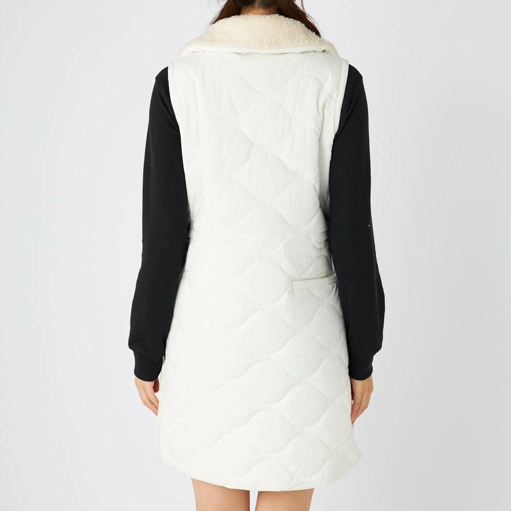 フィラ FILA　レディース 中綿 ノースリーブ フルジップ ワンピース 795-403　2025年モデル 詳細1 詳細13