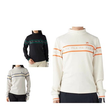 フィラ FILA　レディース 裏起毛 長袖 モックネックシャツ 795-502　2025年モデル 詳細1