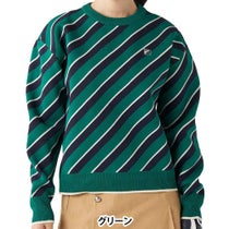 フィラ FILA　レディース 総柄 長袖 クルーネック セーター 795-703　2025年モデル