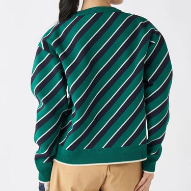 フィラ FILA　レディース 総柄 長袖 クルーネック セーター 795-703　2025年モデル 詳細1 詳細3