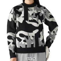 フィラ FILA　レディース ウェーブ柄 長袖 ニット セーター 795-761　2025年モデル