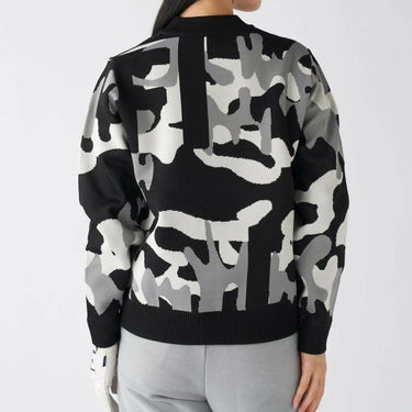 フィラ FILA　レディース ウェーブ柄 長袖 ニット セーター 795-761　2025年モデル 詳細1 詳細3