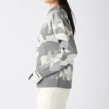 フィラ FILA　レディース ウェーブ柄 長袖 ニット セーター 795-761　2025年モデル 詳細1 詳細7