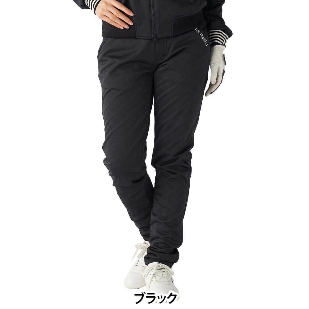 フィラ FILA　レディース キルト ボンディング ロングパンツ 795-307　2025年モデル [裾上げ対応1] 詳細1 詳細2