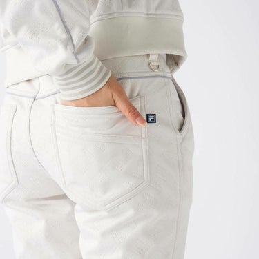 フィラ FILA　レディース キルト ボンディング ロングパンツ 795-307　2025年モデル [裾上げ対応1] 詳細1 詳細11