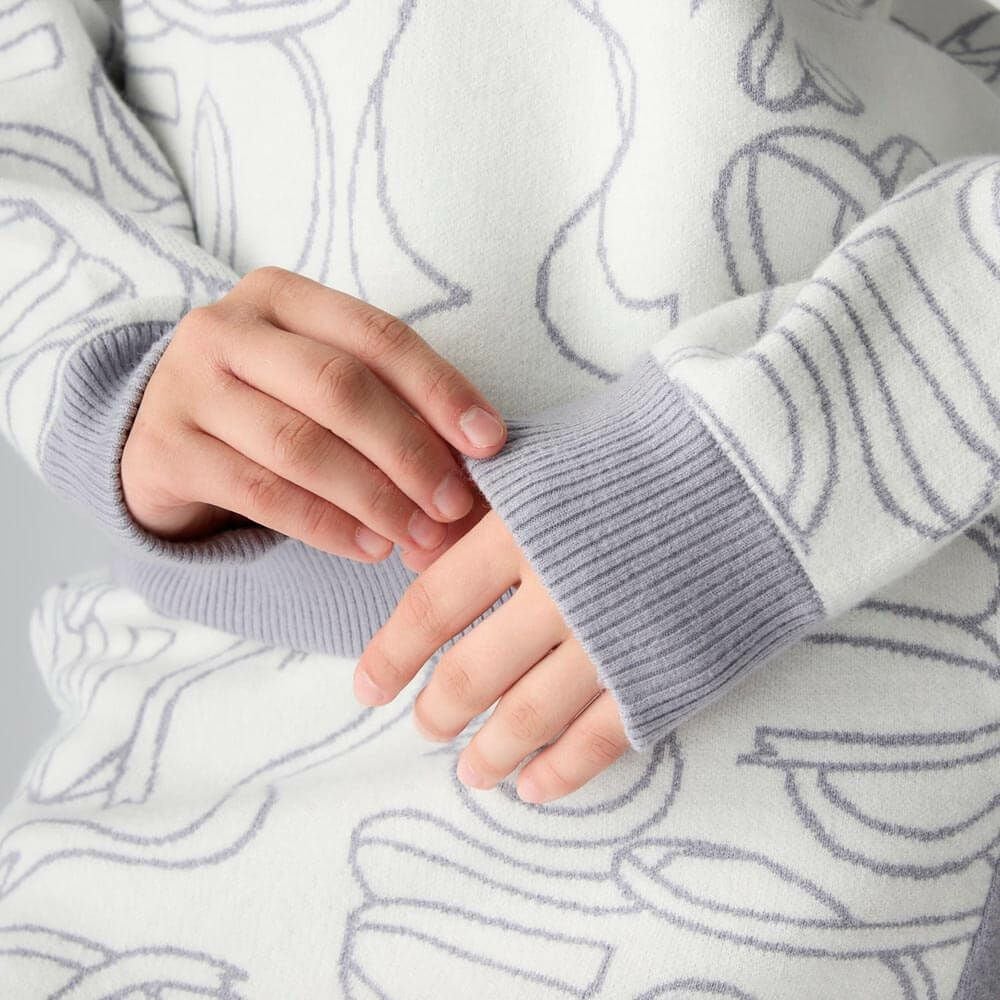 マリクレール marie claire　レディース リボンロゴ 長袖 クルーネック セーター 735-750　2025年モデル 詳細1 詳細12