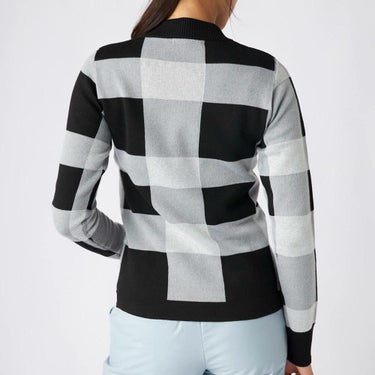 マリクレール marie claire　レディース チェック柄 長袖 モックネック セーター 735-751　2025年モデル 詳細1 詳細6