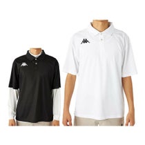 カッパ Kappa メンズ 半袖 ポロシャツ 635-602 2025年モデル オレンジ系 ウェア全体