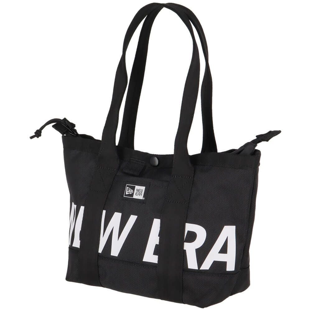 ニューエラ NEW ERA　プリントロゴ ミニ トートバッグ 14521300 ブラック×ホワイト　2025年モデル ブラック×ホワイト 詳細2