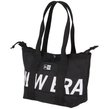 ニューエラ NEW ERA　プリントロゴ ミニ トートバッグ 14521300 ブラック×ホワイト　2025年モデル ブラック×ホワイト 詳細2