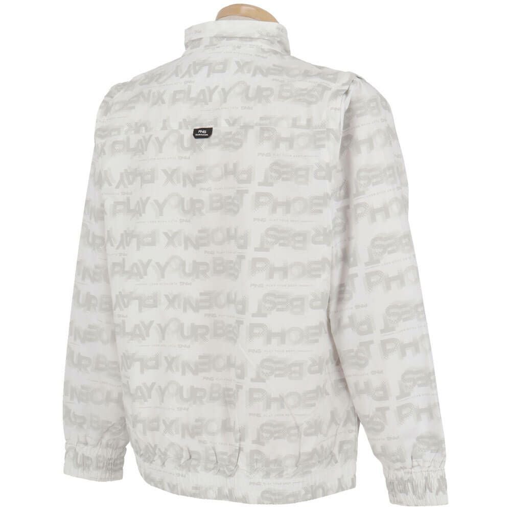 ピン PING　メンズ 総柄ロゴ 2WAY フルジップ ブルゾン 621-5220801　2025年モデル 詳細1 詳細7