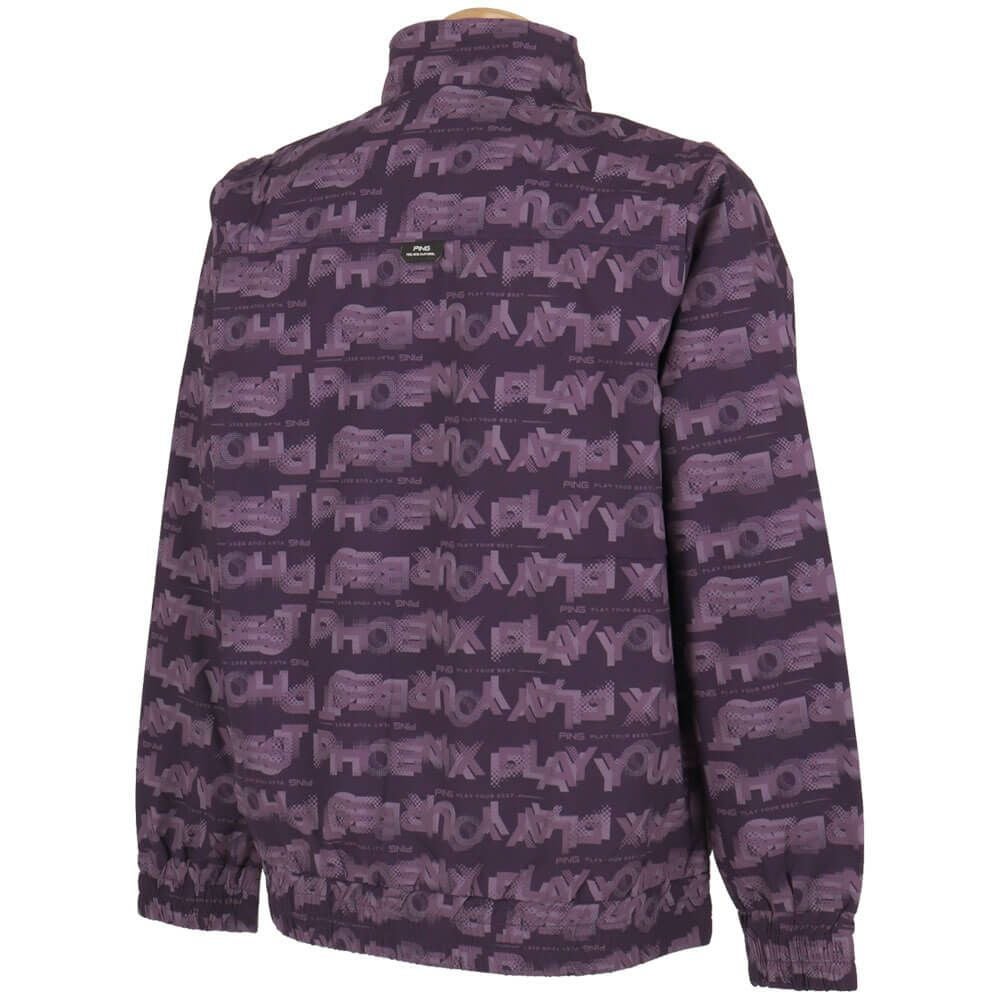 ピン PING　メンズ 総柄ロゴ 2WAY フルジップ ブルゾン 621-5220801　2025年モデル 詳細1 詳細11