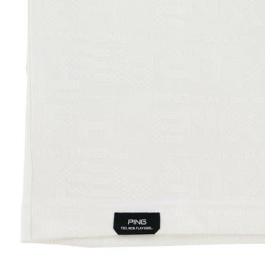 ピン PING　メンズ ロゴジャカード 長袖 ハイネック シャツ 621-5266900　2025年モデル 詳細1 詳細10