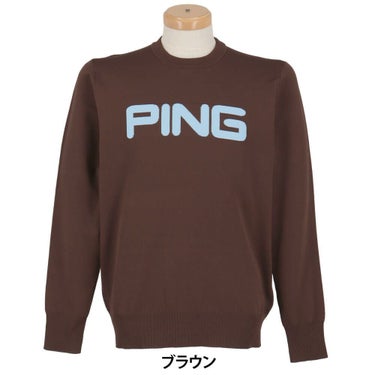 ピン PING　メンズ 長袖 クルーネック ニット プルオーバー 621-5270903　2025年モデル 詳細1 詳細5