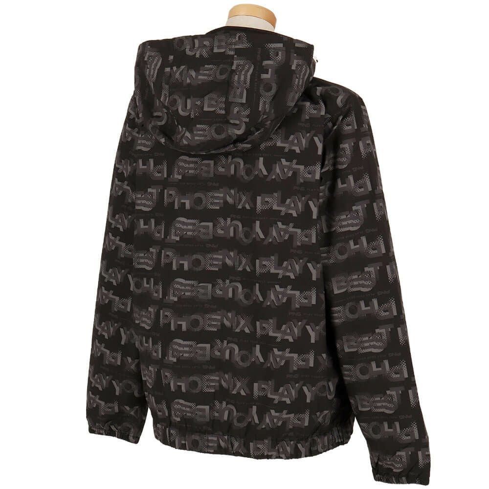 ピン PING　レディース 総柄ロゴ 長袖 フルジップ ブルゾン 622-5220801　2025年モデル 詳細1 詳細3