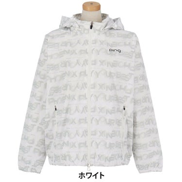 ピン PING　レディース 総柄ロゴ 長袖 フルジップ ブルゾン 622-5220801　2025年モデル 詳細1 詳細5