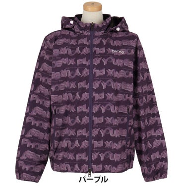 ピン PING　レディース 総柄ロゴ 長袖 フルジップ ブルゾン 622-5220801　2025年モデル 詳細1 詳細8