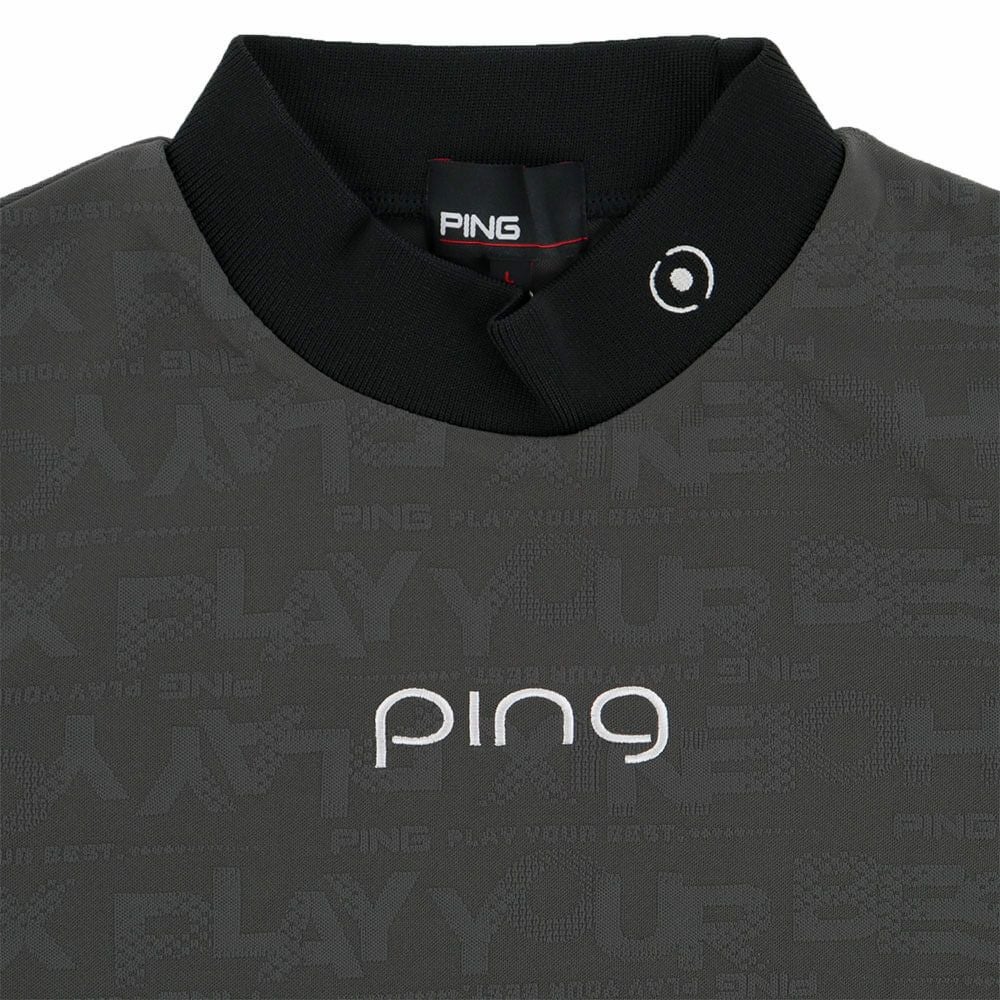 ピン PING　レディース ロゴジャカード 長袖 ハイネック シャツ 622-5266900　2025年モデル 詳細1 詳細5