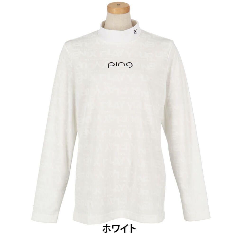 ピン PING　レディース ロゴジャカード 長袖 ハイネック シャツ 622-5266900　2025年モデル 詳細1 詳細7