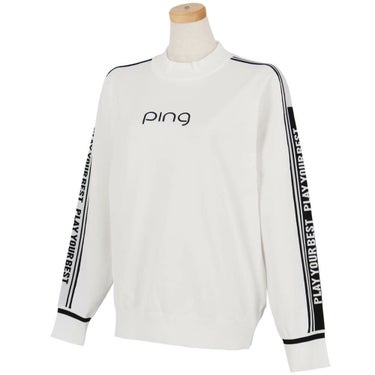 ピン PING　レディース ロゴジャカード 長袖 ハイネック ニット プルオーバー 622-5275800　2025年モデル 詳細1 詳細7